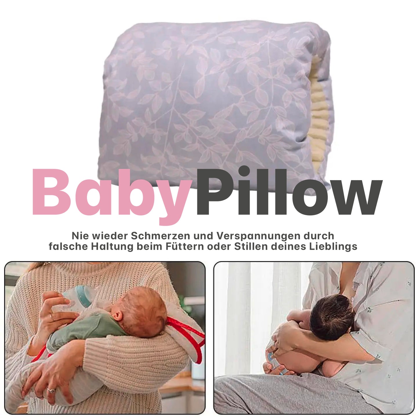 BabyPillow - sanft Stillen ohne Verspannungen